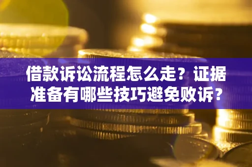 济南借款诉讼流程怎么走？证据准备有哪些技巧避免败诉？