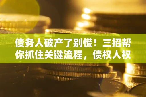济南债务人破产了别慌！三招帮你抓住关键流程，债权人权益不再缩水