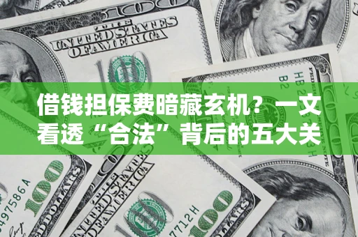 济南借钱担保费暗藏玄机？一文看透“合法”背后的五大关键陷阱