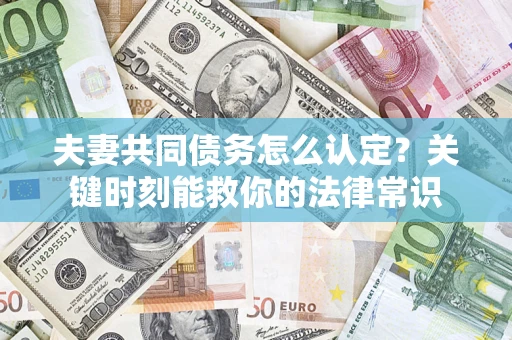 济南夫妻共同债务怎么认定？关键时刻能救你的法律常识