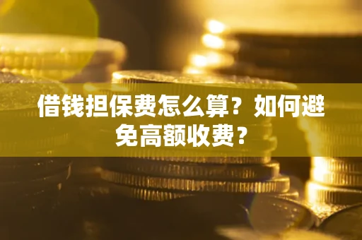 济南借钱担保费怎么算？如何避免高额收费？