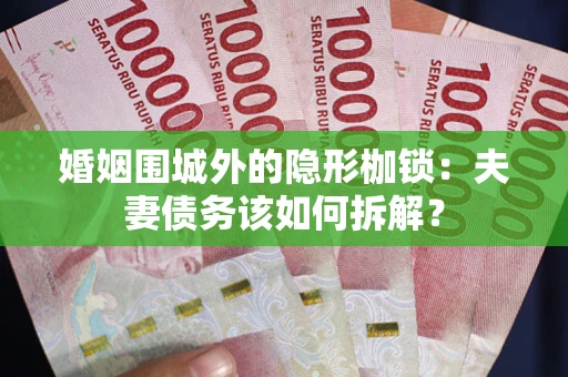 济南婚姻围城外的隐形枷锁：夫妻债务该如何拆解？
