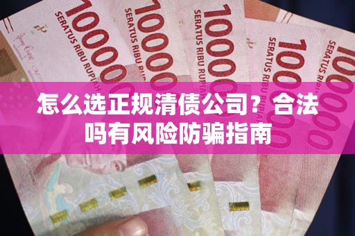 济南怎么选正规清债公司？合法吗有风险防骗指南
